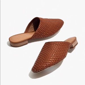 Madewell Cassidy woven leather mules